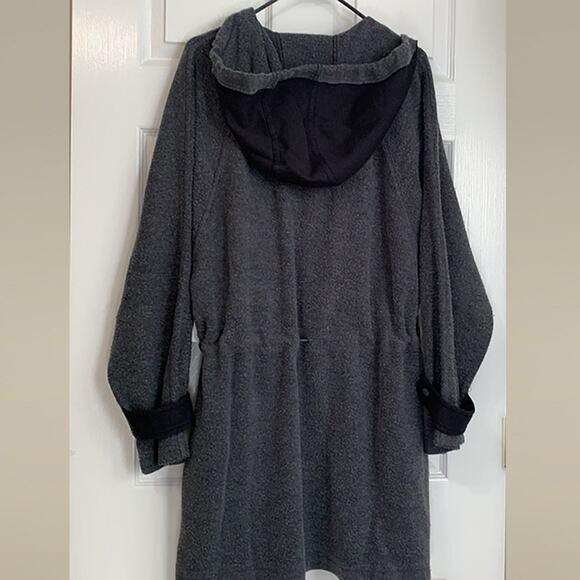 Free People We The Free Sadie Surplus Knit Jacket Gray/Black - Small - NWT - Picture 9 of 10